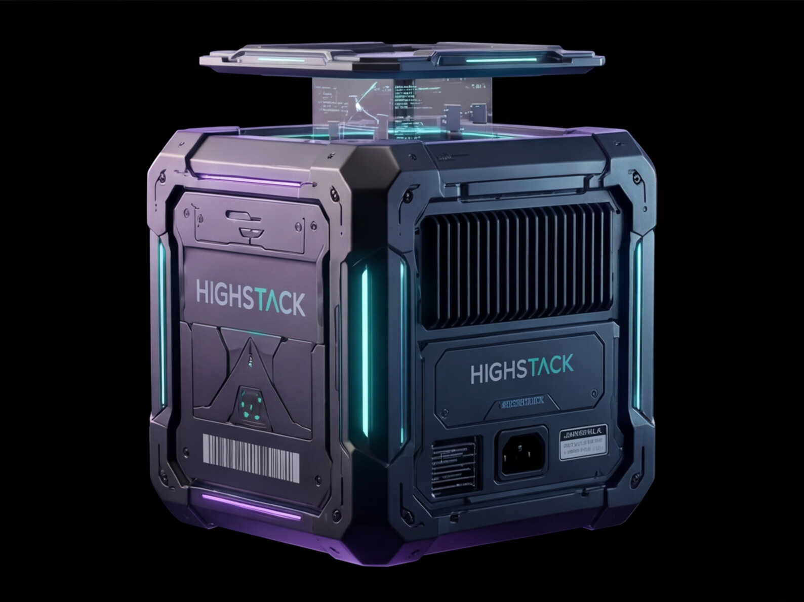 Stack Studio vault — back